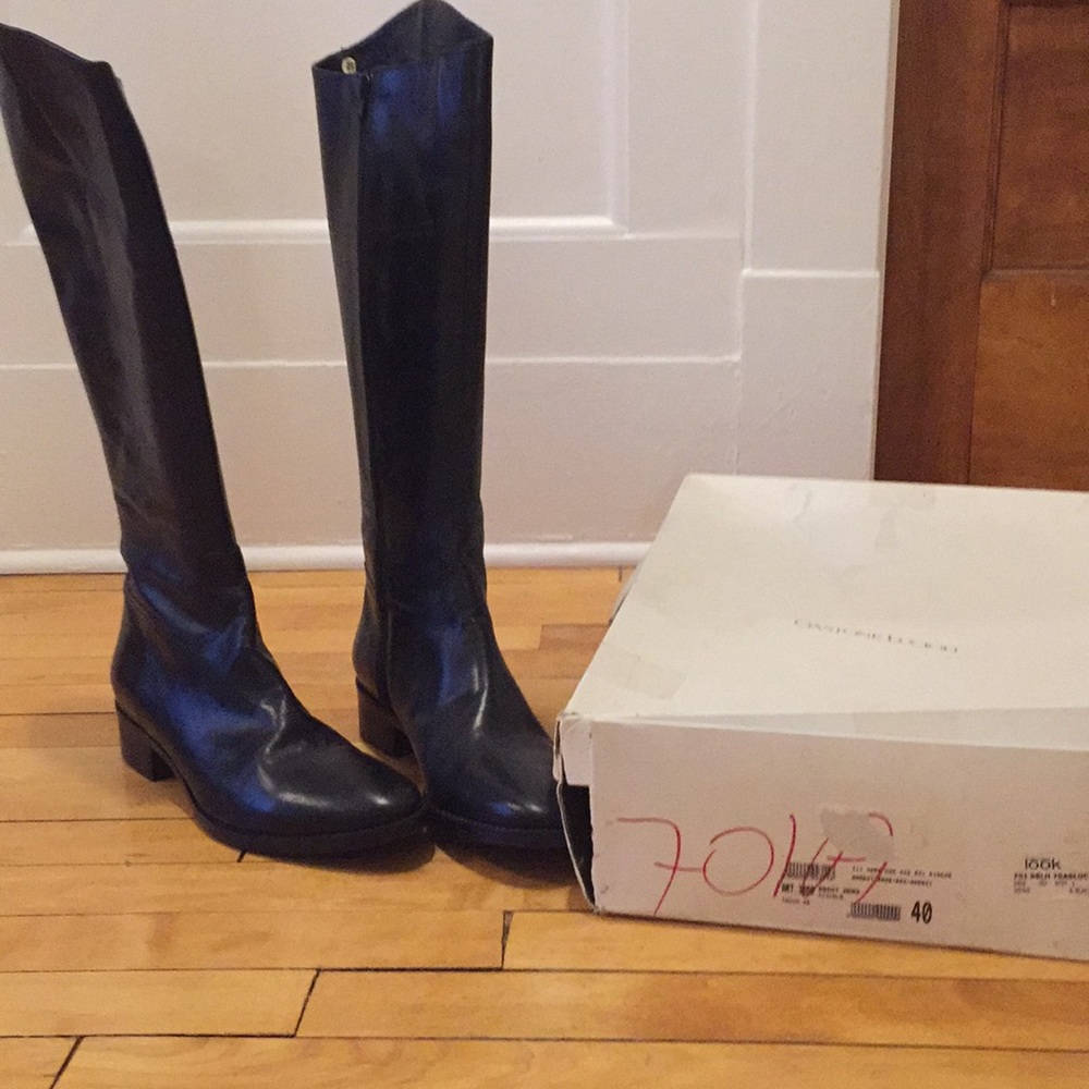 Gastone Lucioli black leather boots